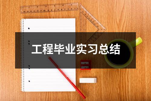 工程毕业实习总结